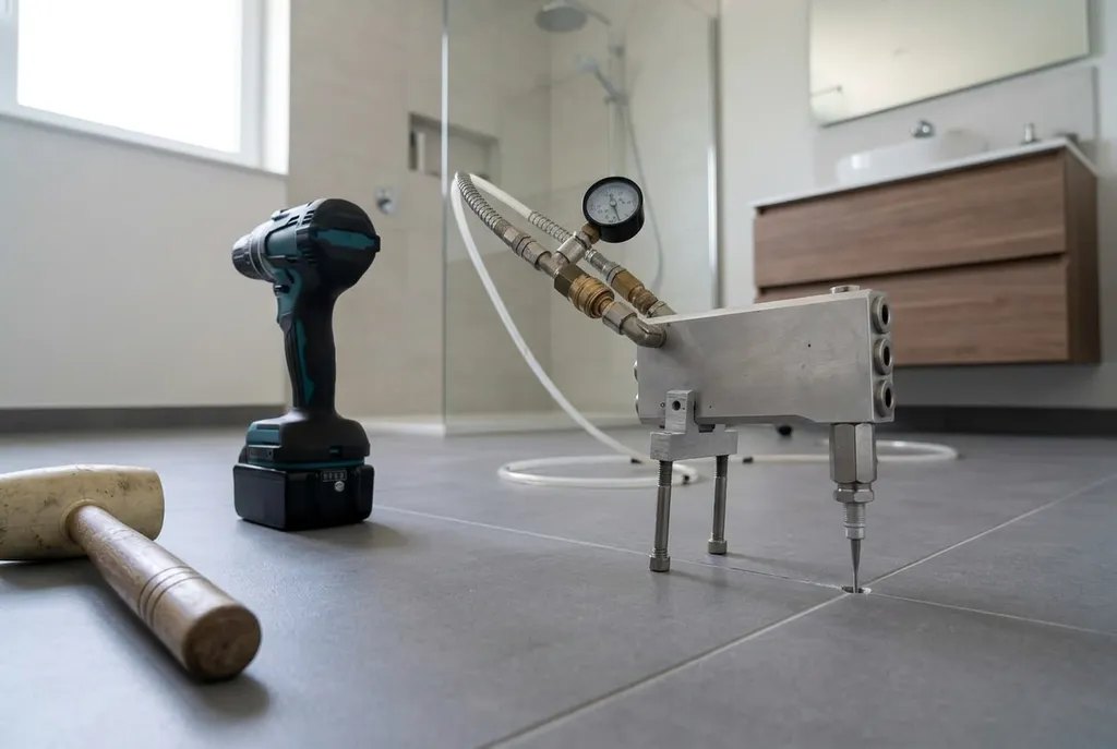 Kitbedrijf Rosmalen – holle tegels injecteren
